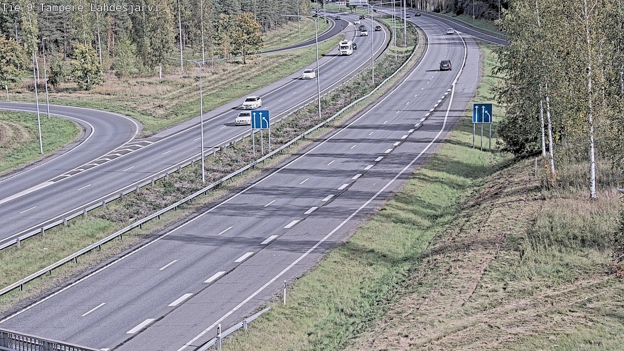 Weather Camera Image Road 9 Tampere, Lahdesjärvi, Tampere, Pirkanmaa