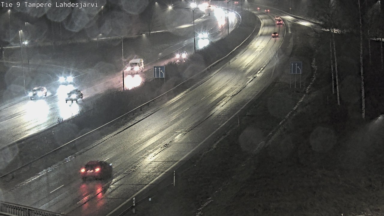 Weather Camera Image Väg 9 Tammerfors, Lahdesjärvi, Tampere, Pirkanmaa