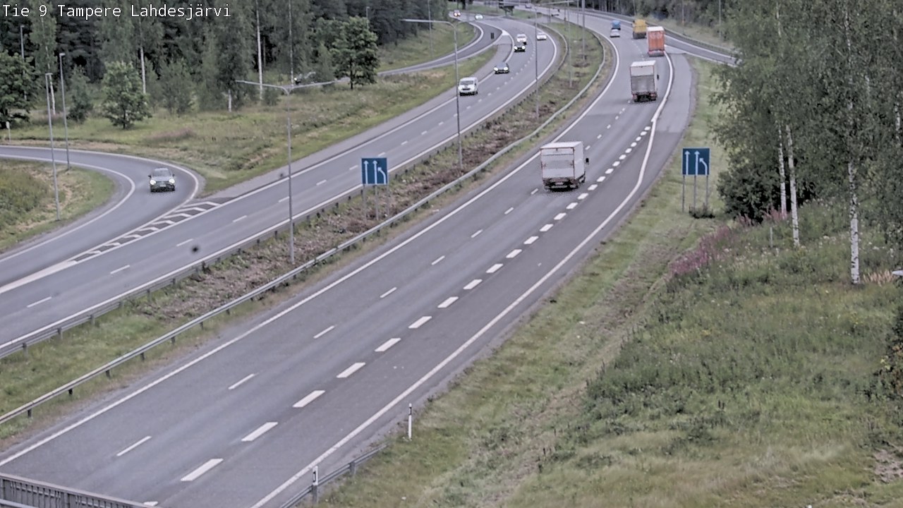 Weather Camera Image Road 9 Tampere, Lahdesjärvi, Tampere, Pirkanmaa