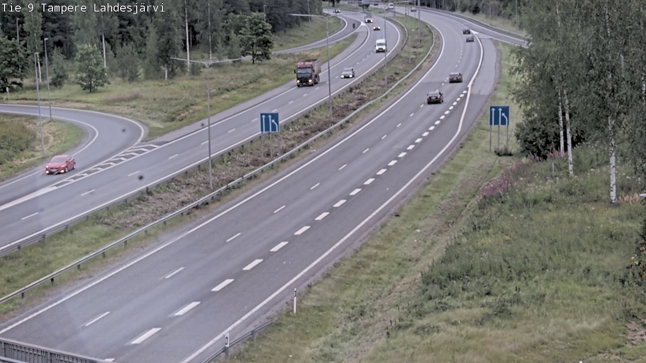 Weather Camera Image Road 9 Tampere, Lahdesjärvi, Tampere, Pirkanmaa