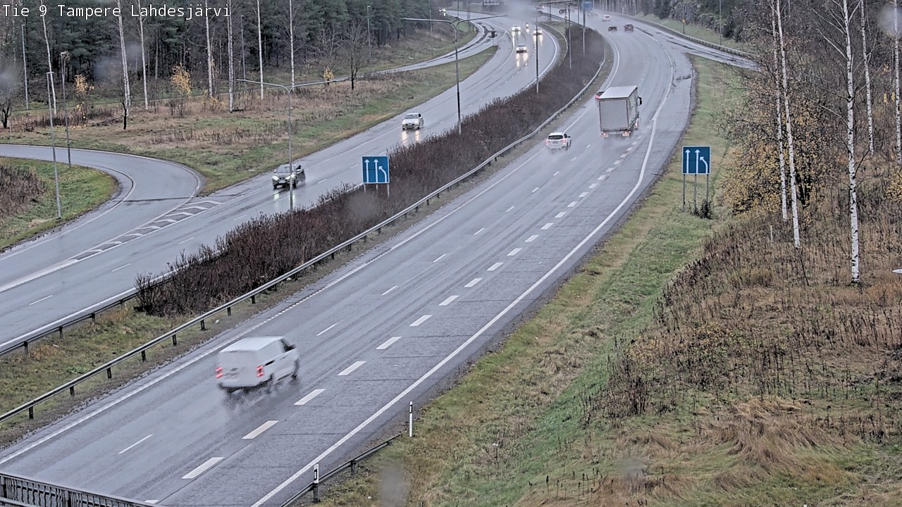 Weather Camera Image Road 9 Tampere, Lahdesjärvi, Tampere, Pirkanmaa