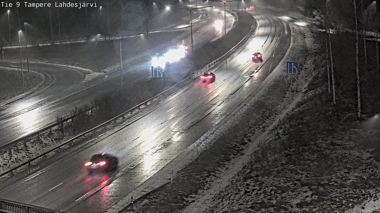 Weather Camera Image Väg 9 Tammerfors, Lahdesjärvi, Tampere, Pirkanmaa