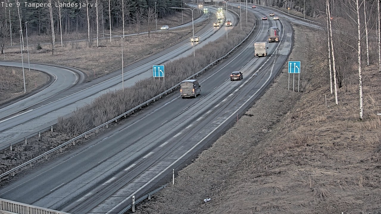 Weather Camera Image Road 9 Tampere, Lahdesjärvi, Tampere, Pirkanmaa
