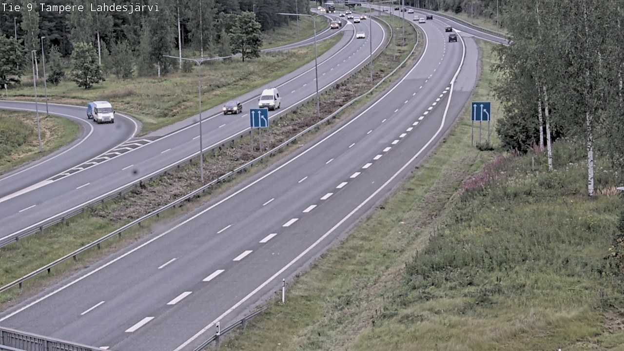 Weather Camera Image Road 9 Tampere, Lahdesjärvi, Tampere, Pirkanmaa