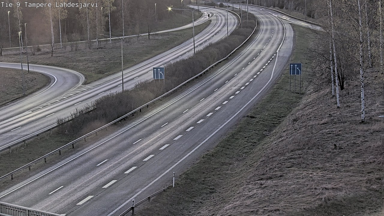 Weather Camera Image Road 9 Tampere, Lahdesjärvi, Tampere, Pirkanmaa