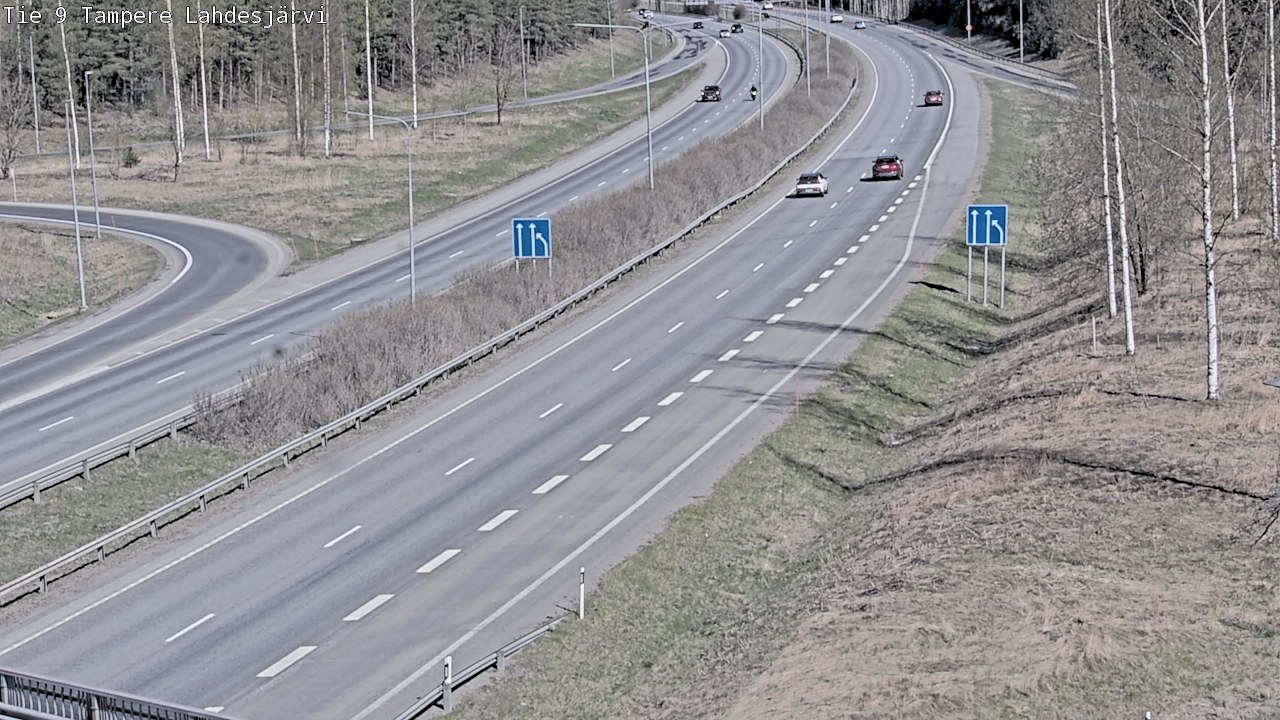 Weather Camera Image Road 9 Tampere, Lahdesjärvi, Tampere, Pirkanmaa