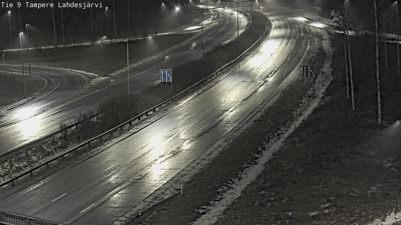 Weather Camera Image Väg 9 Tammerfors, Lahdesjärvi, Tampere, Pirkanmaa