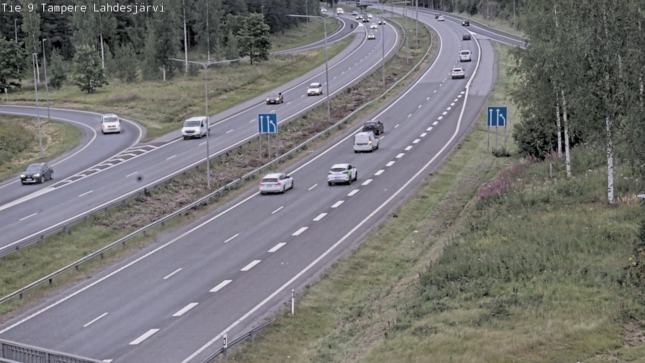 Weather Camera Image Road 9 Tampere, Lahdesjärvi, Tampere, Pirkanmaa