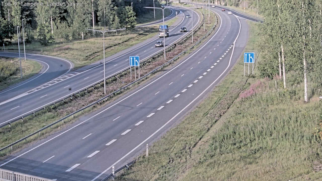 Kelikamerat Kuva Tie 9 Tampere, Lahdesjärvi, Tampere, Pirkanmaa