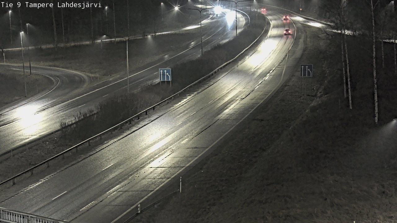 Weather Camera Image Väg 9 Tammerfors, Lahdesjärvi, Tampere, Pirkanmaa
