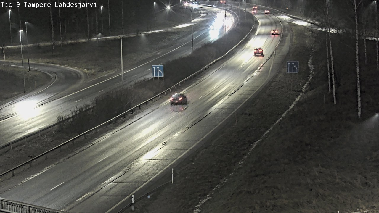 Weather Camera Image Väg 9 Tammerfors, Lahdesjärvi, Tampere, Pirkanmaa