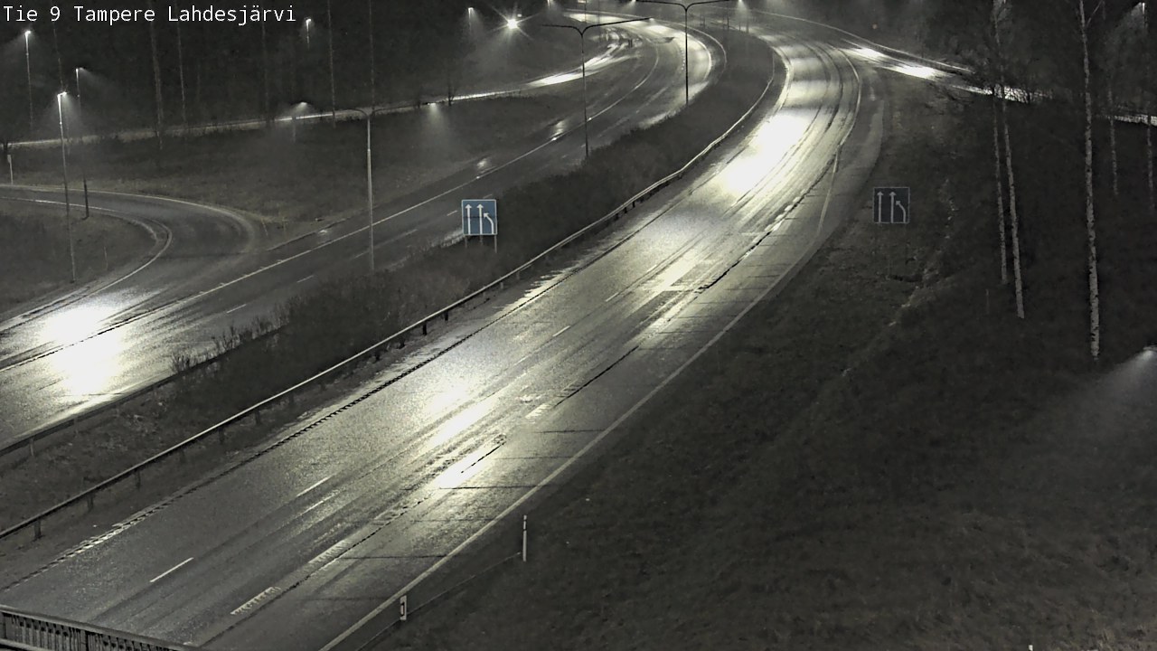 Weather Camera Image Väg 9 Tammerfors, Lahdesjärvi, Tampere, Pirkanmaa