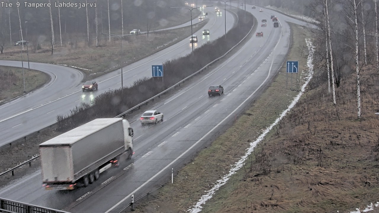Weather Camera Image Väg 9 Tammerfors, Lahdesjärvi, Tampere, Pirkanmaa