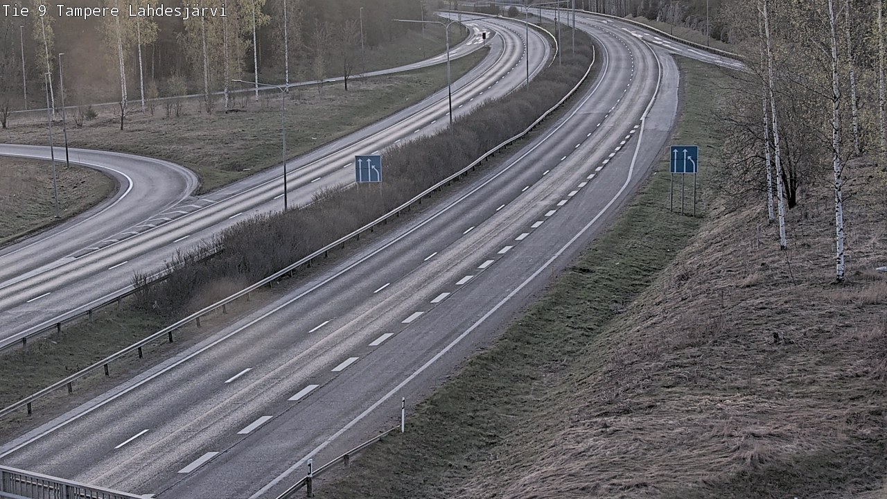 Weather Camera Image Road 9 Tampere, Lahdesjärvi, Tampere, Pirkanmaa