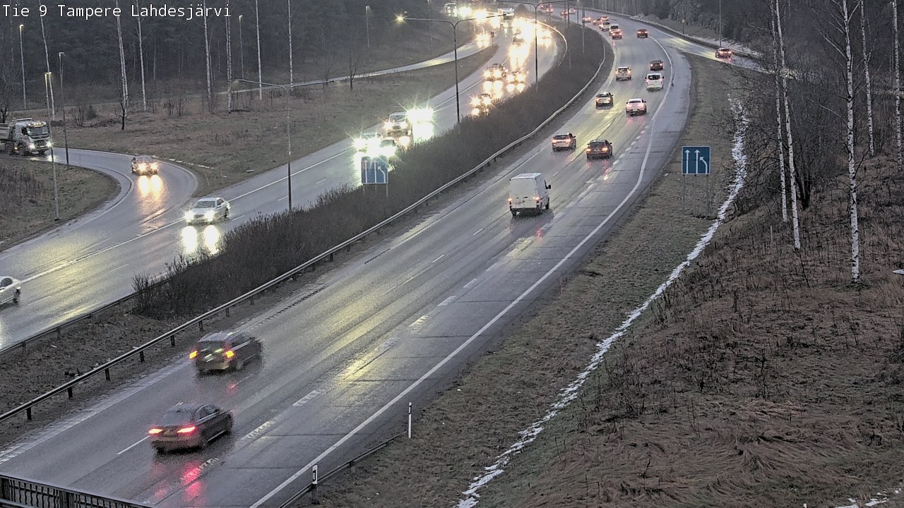 Weather Camera Image Väg 9 Tammerfors, Lahdesjärvi, Tampere, Pirkanmaa