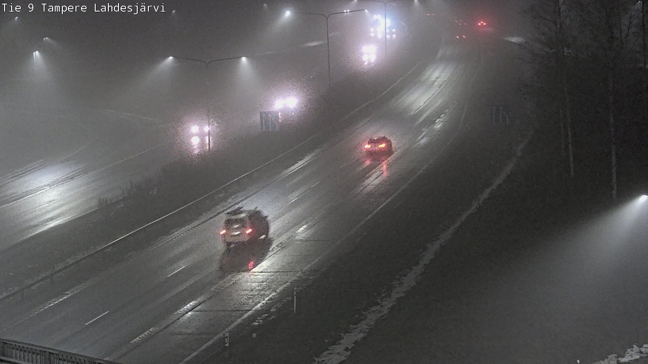 Weather Camera Image Väg 9 Tammerfors, Lahdesjärvi, Tampere, Pirkanmaa