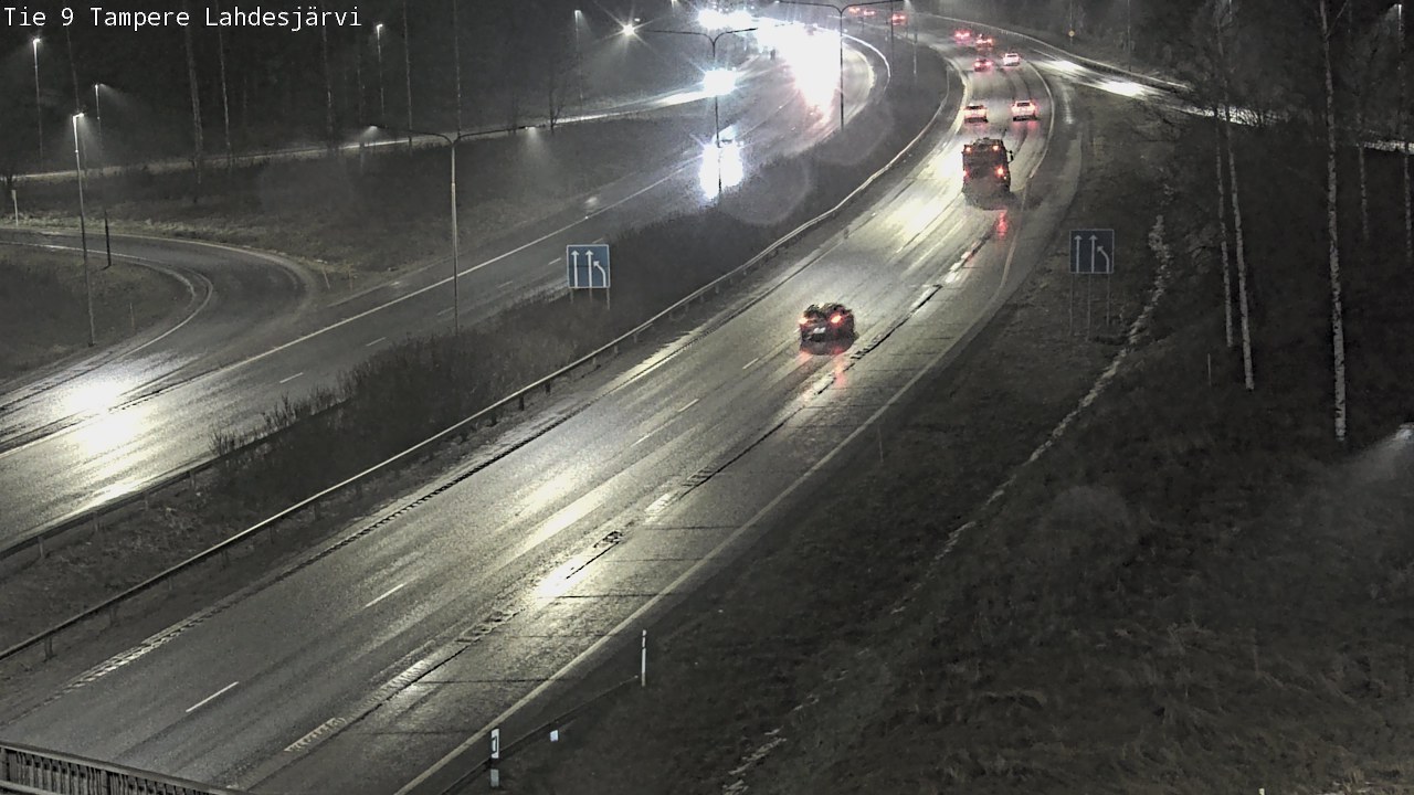 Weather Camera Image Väg 9 Tammerfors, Lahdesjärvi, Tampere, Pirkanmaa