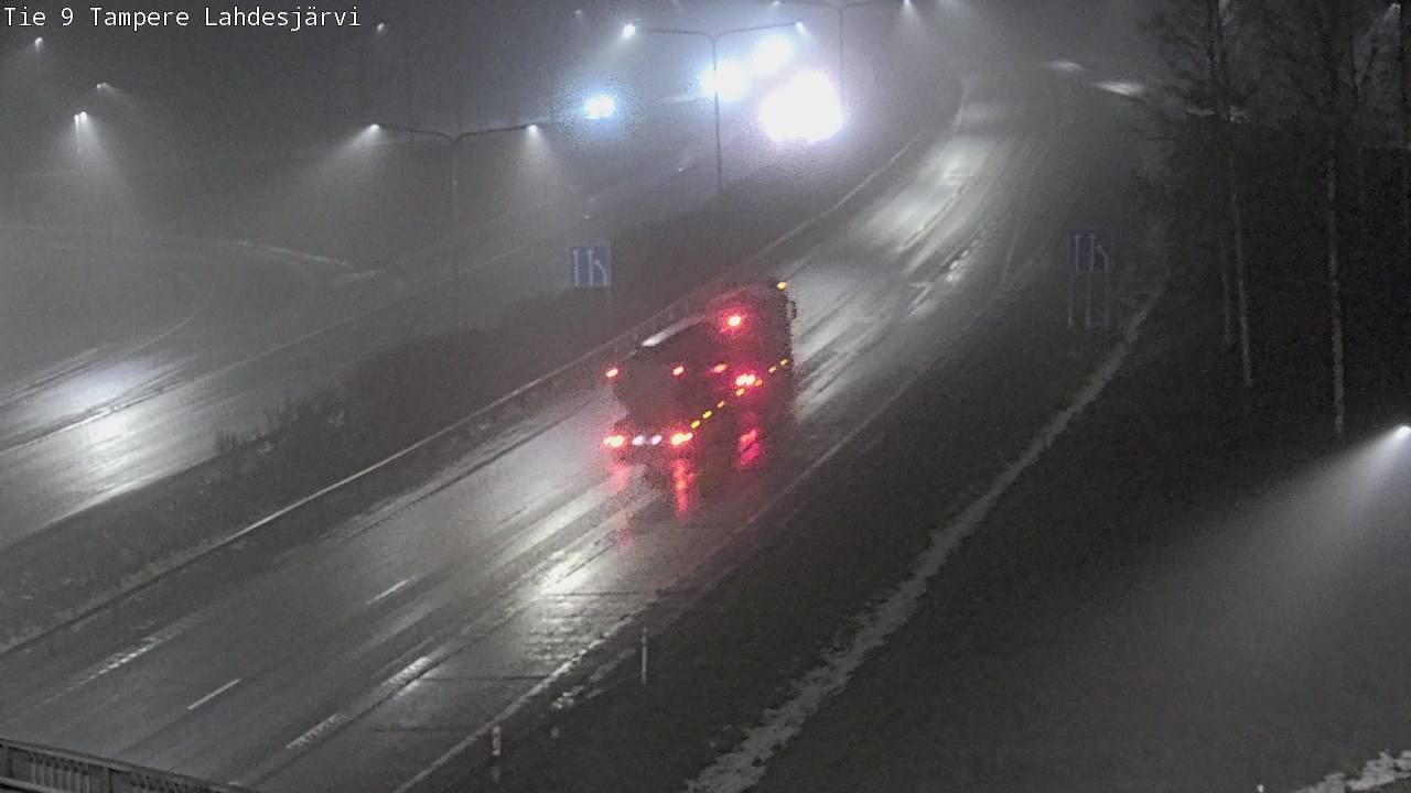 Weather Camera Image Väg 9 Tammerfors, Lahdesjärvi, Tampere, Pirkanmaa
