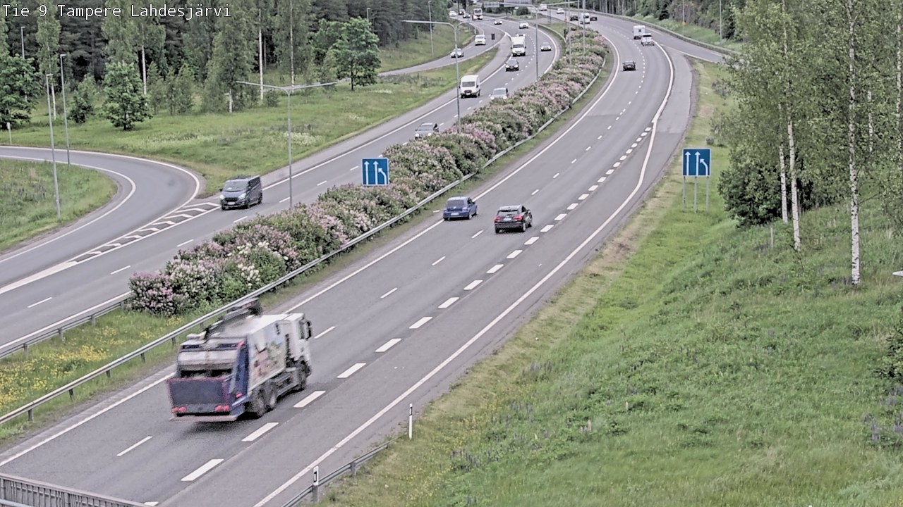 Weather Camera Image Väg 9 Tammerfors, Lahdesjärvi, Tampere, Pirkanmaa