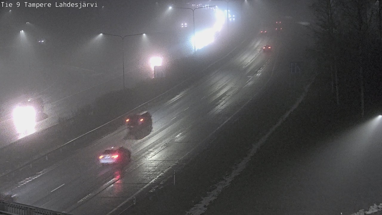 Weather Camera Image Väg 9 Tammerfors, Lahdesjärvi, Tampere, Pirkanmaa