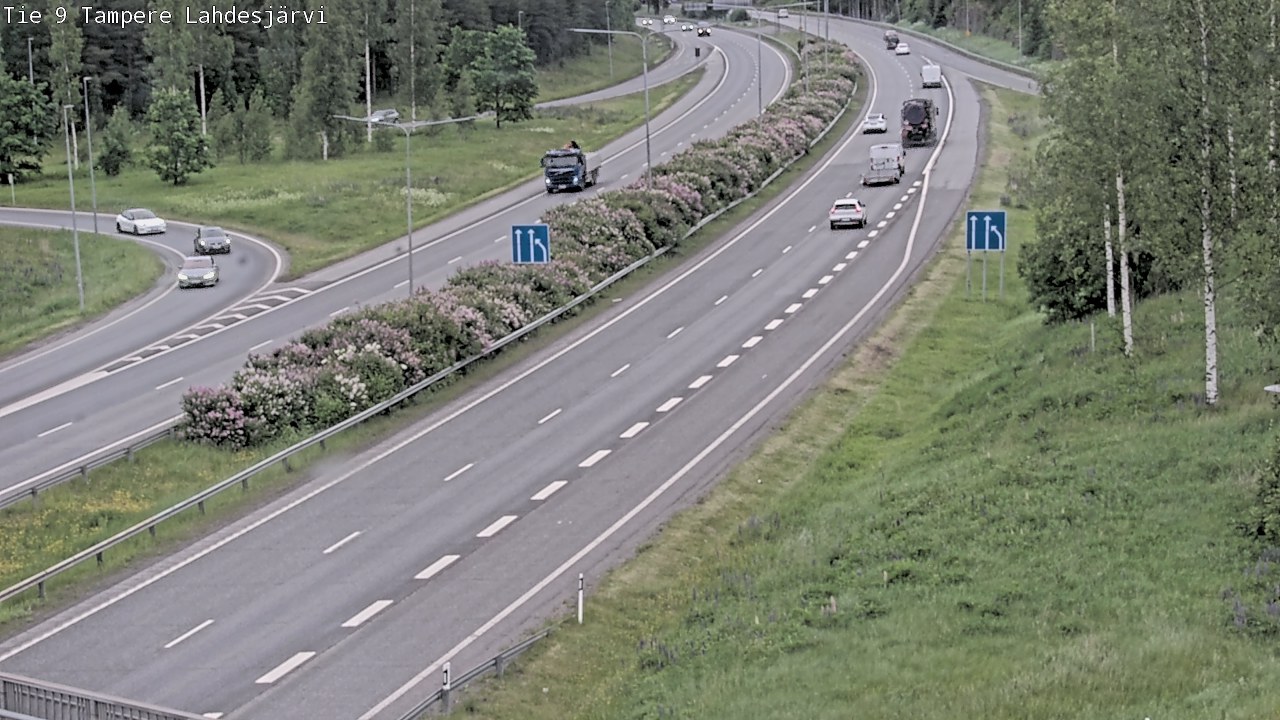Weather Camera Image Väg 9 Tammerfors, Lahdesjärvi, Tampere, Pirkanmaa