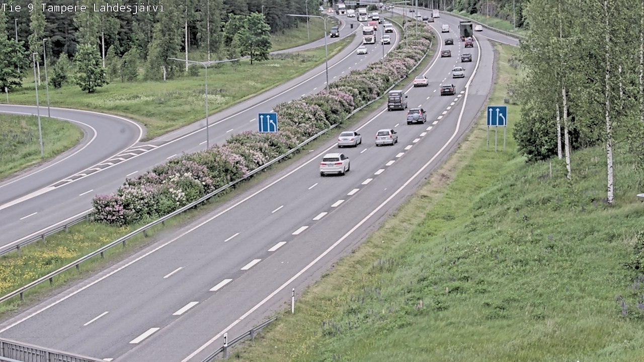 Weather Camera Image Väg 9 Tammerfors, Lahdesjärvi, Tampere, Pirkanmaa