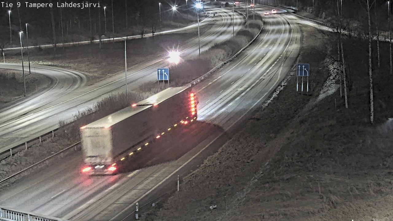 Weather Camera Image Väg 9 Tammerfors, Lahdesjärvi, Tampere, Pirkanmaa