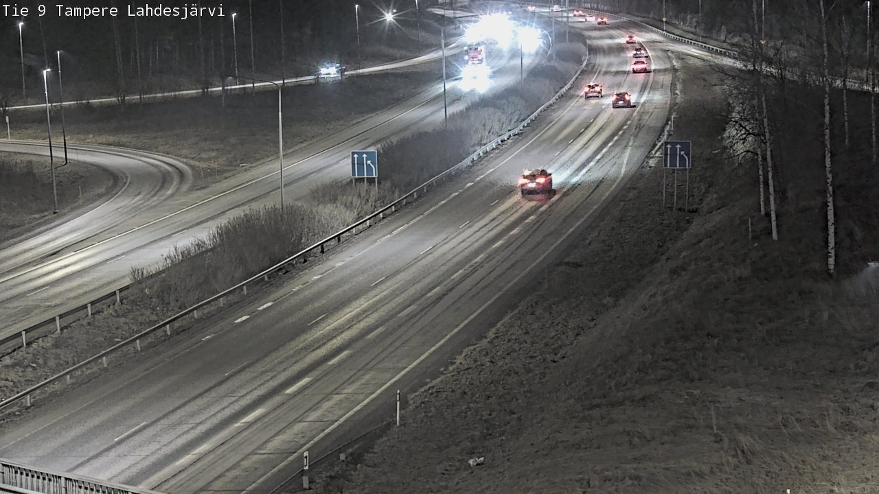 Weather Camera Image Väg 9 Tammerfors, Lahdesjärvi, Tampere, Pirkanmaa