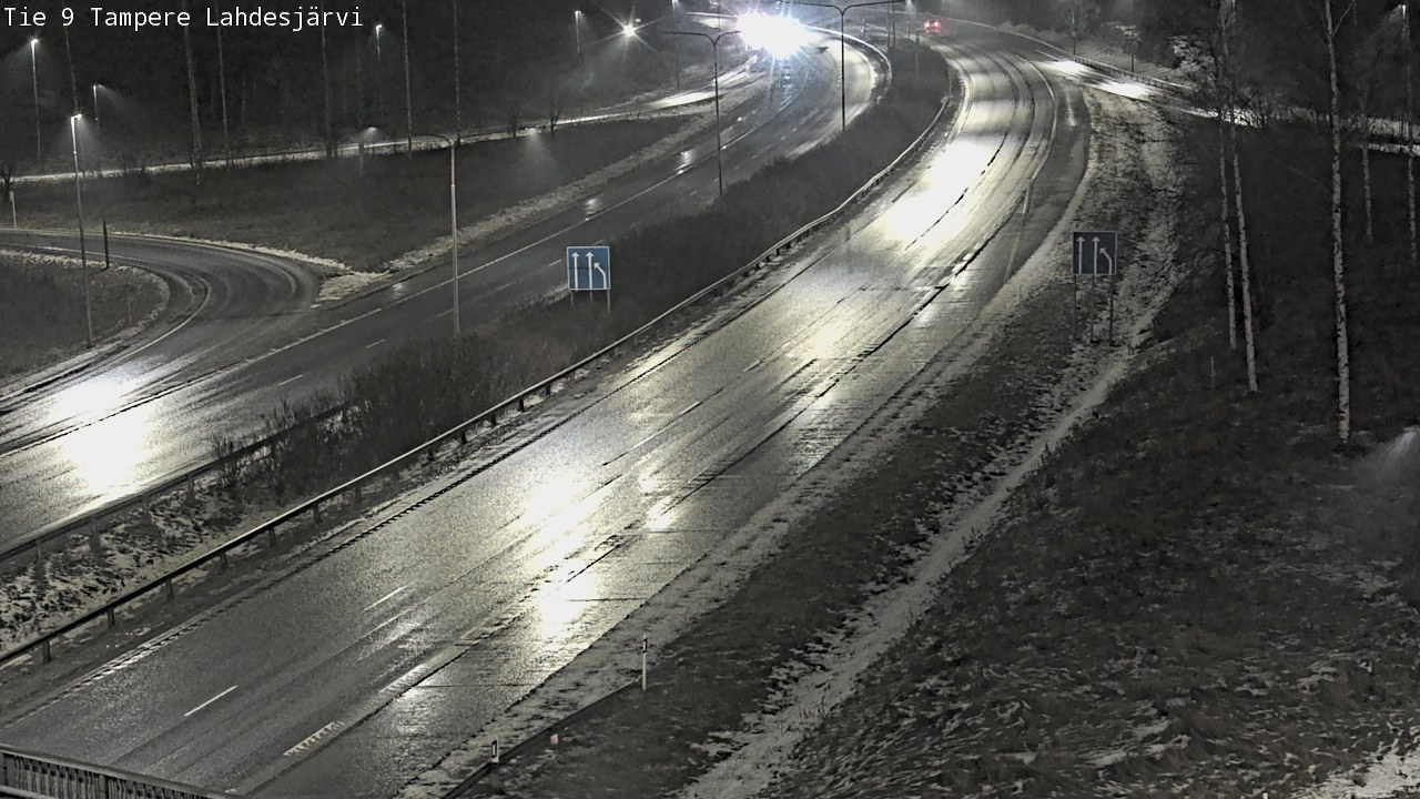 Weather Camera Image Väg 9 Tammerfors, Lahdesjärvi, Tampere, Pirkanmaa