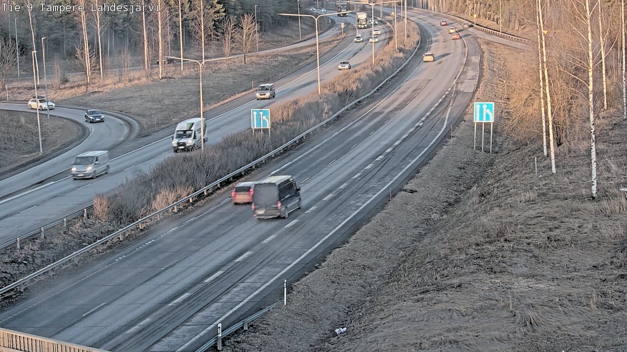 Weather Camera Image Road 9 Tampere, Lahdesjärvi, Tampere, Pirkanmaa
