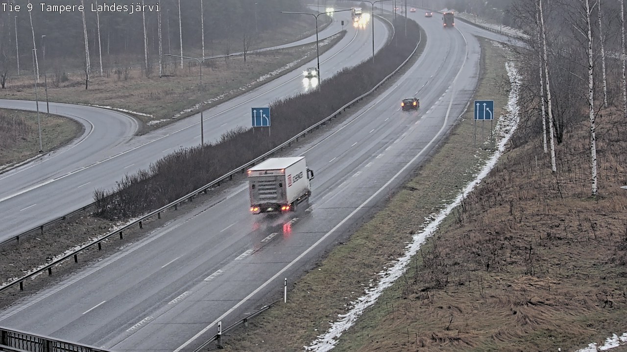 Weather Camera Image Väg 9 Tammerfors, Lahdesjärvi, Tampere, Pirkanmaa