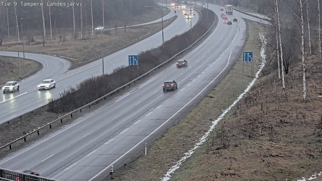 Weather Camera Image Väg 9 Tammerfors, Lahdesjärvi, Tampere, Pirkanmaa