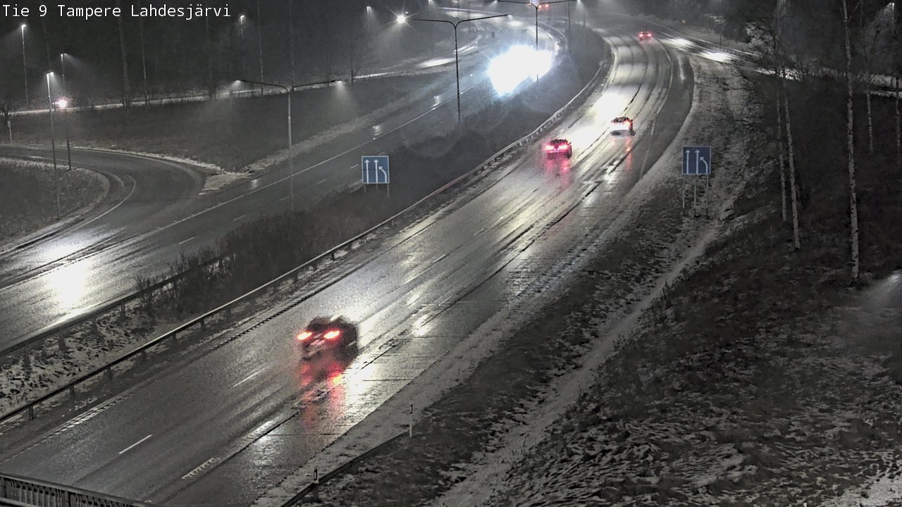 Weather Camera Image Väg 9 Tammerfors, Lahdesjärvi, Tampere, Pirkanmaa