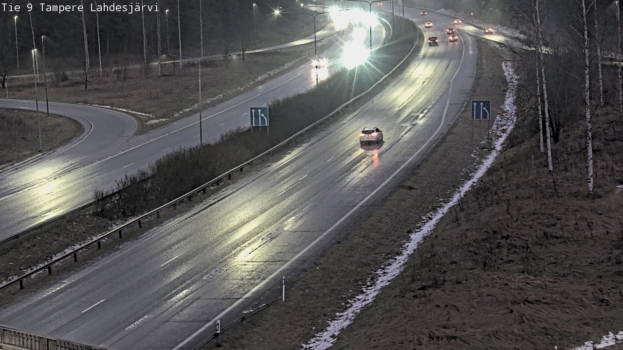Weather Camera Image Väg 9 Tammerfors, Lahdesjärvi, Tampere, Pirkanmaa