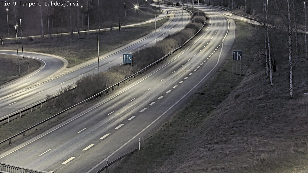 Weather Camera Image Road 9 Tampere, Lahdesjärvi, Tampere, Pirkanmaa