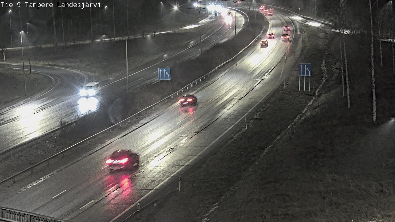 Weather Camera Image Väg 9 Tammerfors, Lahdesjärvi, Tampere, Pirkanmaa