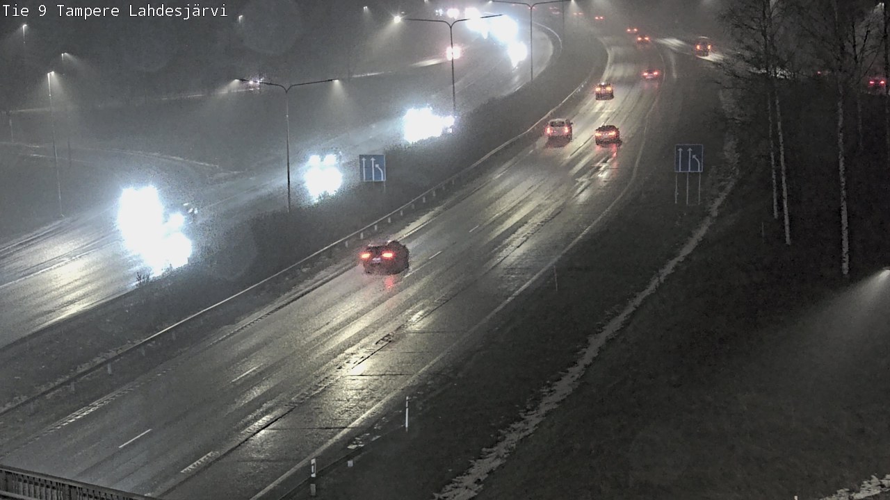 Weather Camera Image Väg 9 Tammerfors, Lahdesjärvi, Tampere, Pirkanmaa