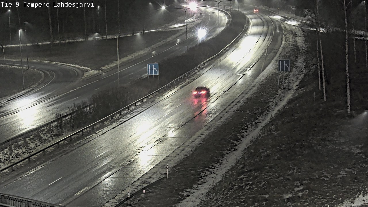 Weather Camera Image Väg 9 Tammerfors, Lahdesjärvi, Tampere, Pirkanmaa