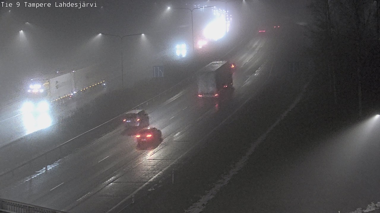 Weather Camera Image Väg 9 Tammerfors, Lahdesjärvi, Tampere, Pirkanmaa