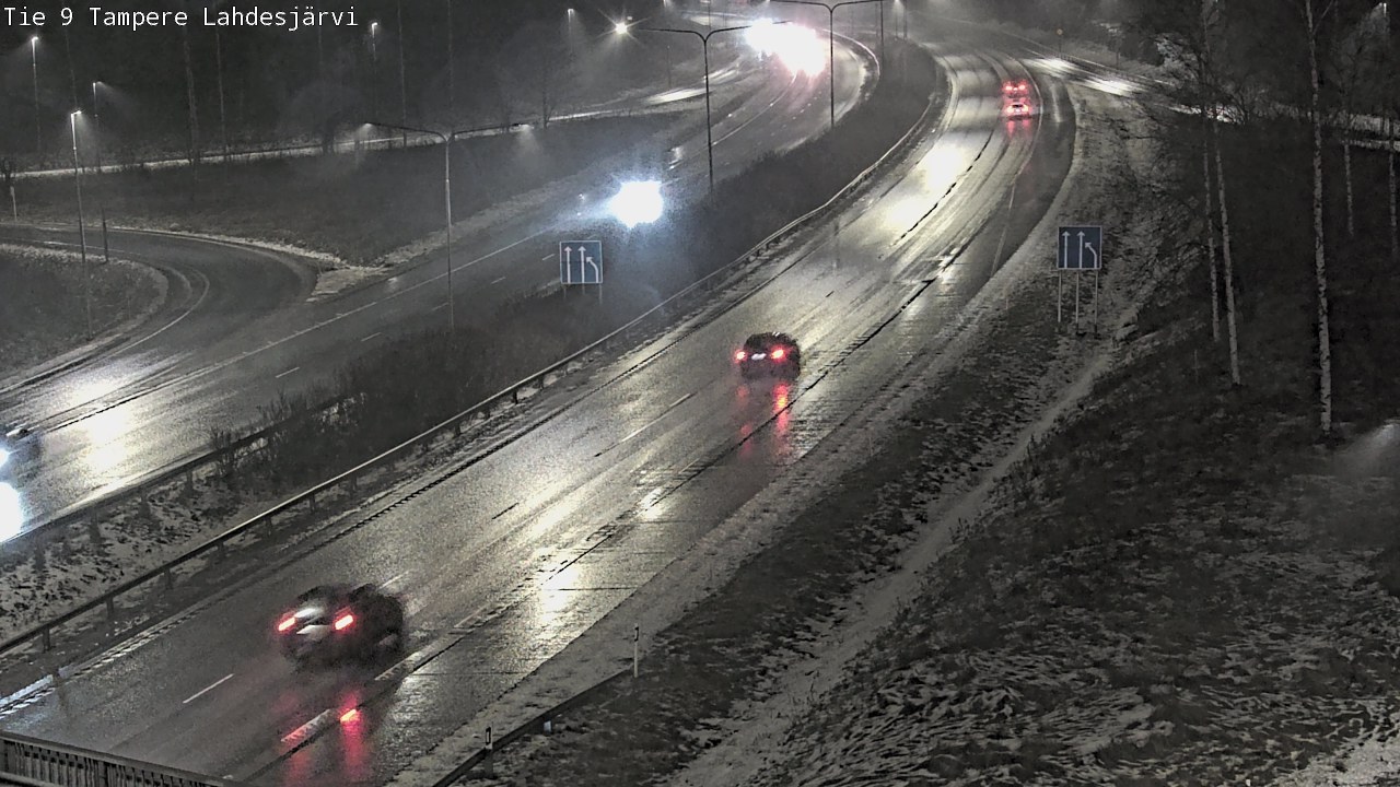 Weather Camera Image Väg 9 Tammerfors, Lahdesjärvi, Tampere, Pirkanmaa