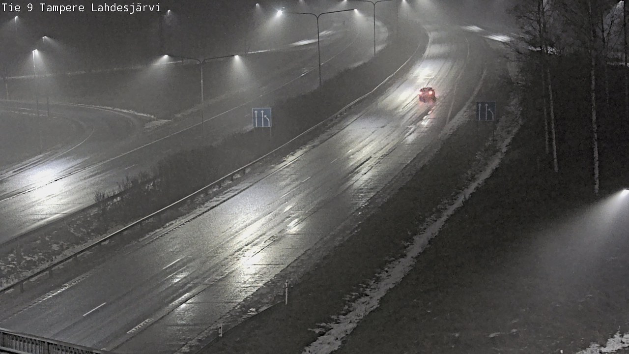 Weather Camera Image Väg 9 Tammerfors, Lahdesjärvi, Tampere, Pirkanmaa