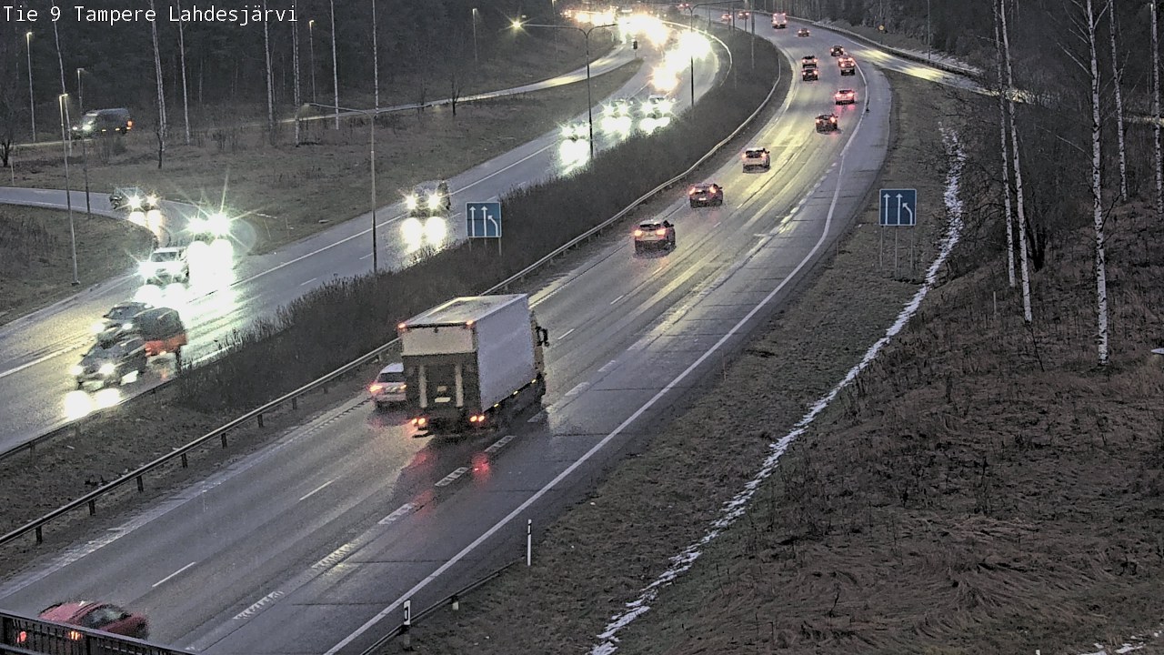 Weather Camera Image Väg 9 Tammerfors, Lahdesjärvi, Tampere, Pirkanmaa