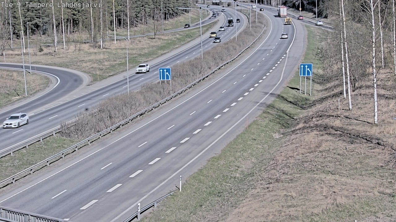 Weather Camera Image Road 9 Tampere, Lahdesjärvi, Tampere, Pirkanmaa