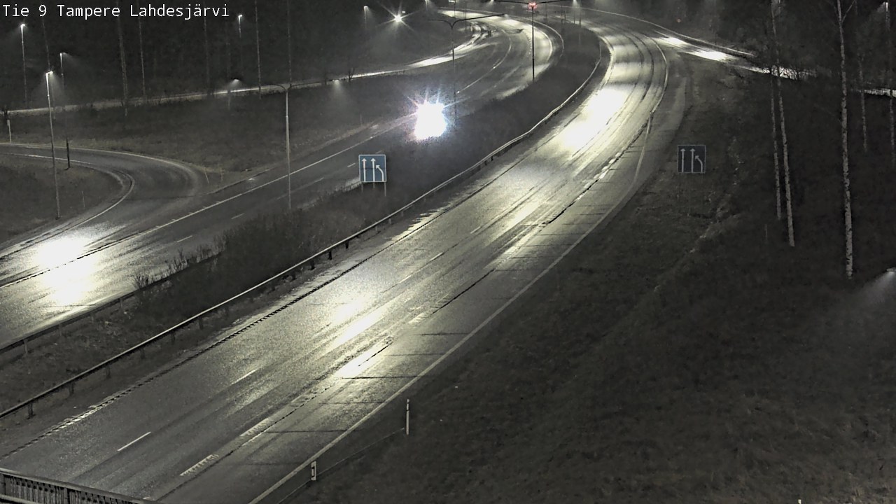 Weather Camera Image Väg 9 Tammerfors, Lahdesjärvi, Tampere, Pirkanmaa