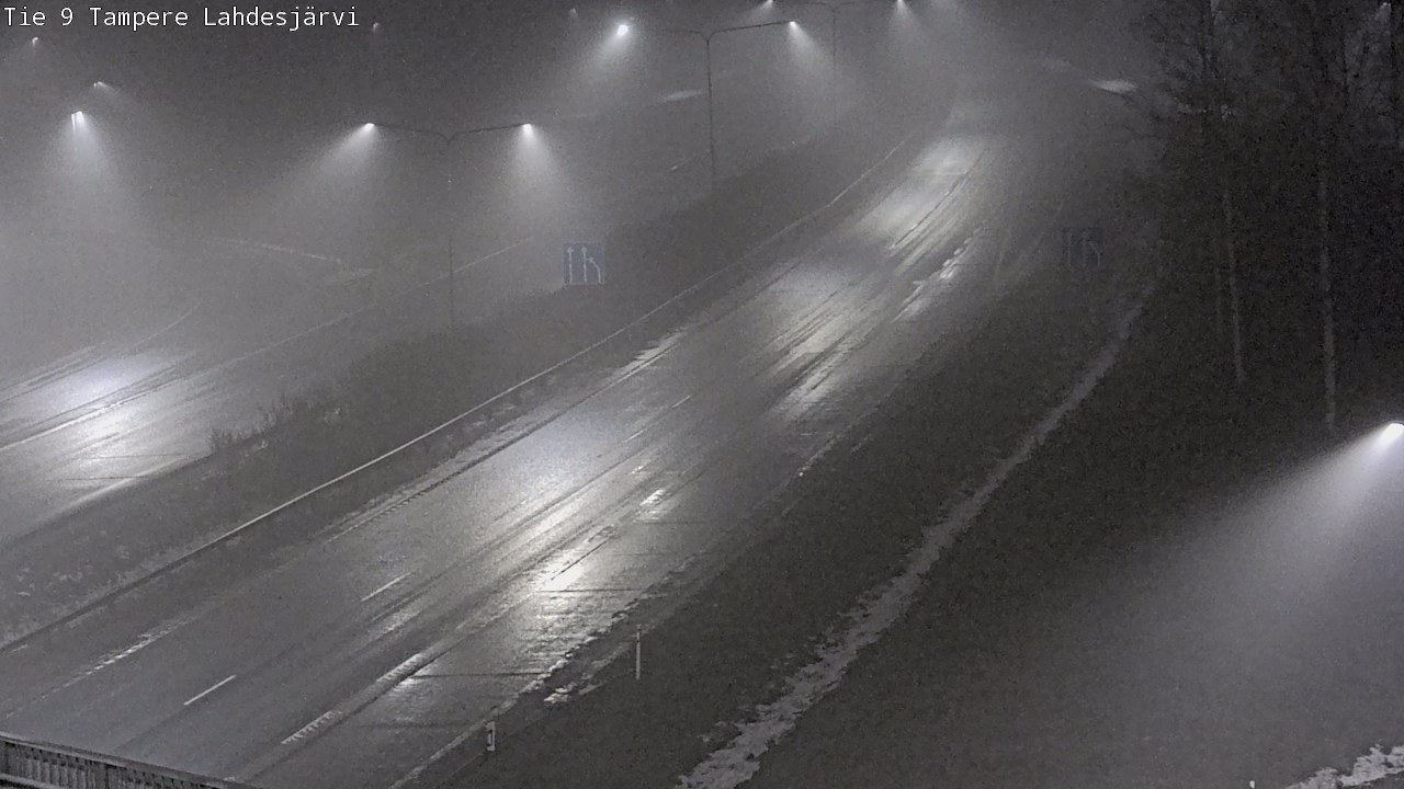 Weather Camera Image Väg 9 Tammerfors, Lahdesjärvi, Tampere, Pirkanmaa