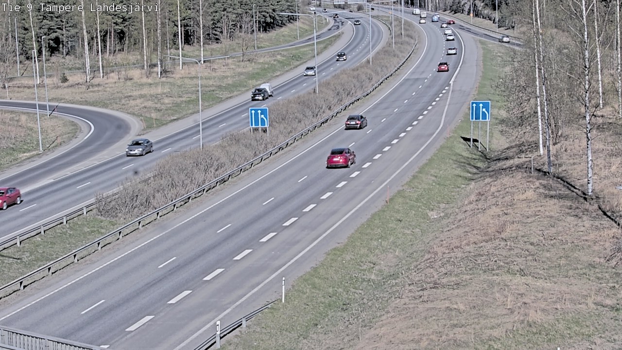 Weather Camera Image Road 9 Tampere, Lahdesjärvi, Tampere, Pirkanmaa