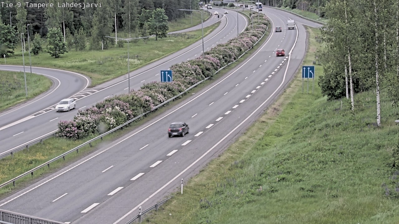 Weather Camera Image Väg 9 Tammerfors, Lahdesjärvi, Tampere, Pirkanmaa