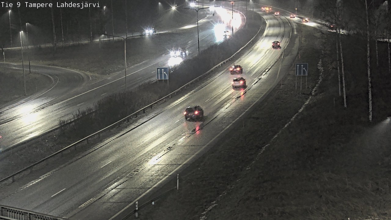 Weather Camera Image Väg 9 Tammerfors, Lahdesjärvi, Tampere, Pirkanmaa