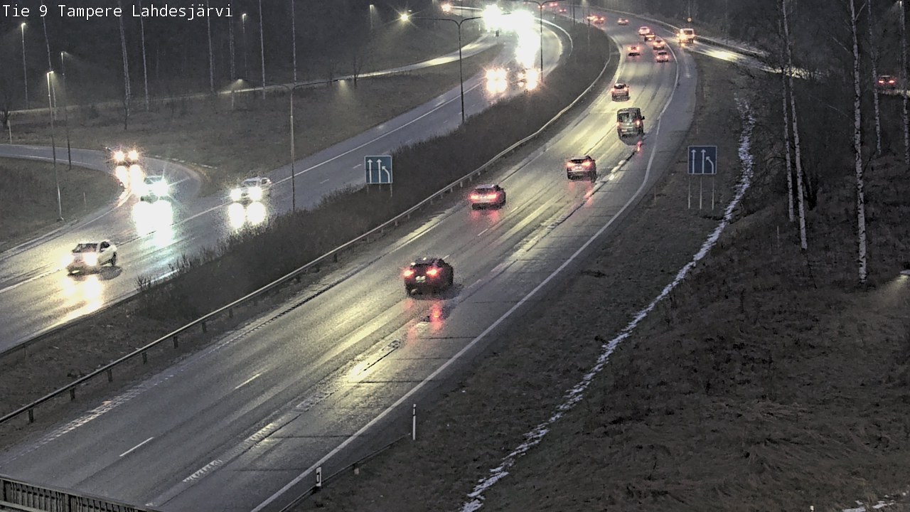 Weather Camera Image Väg 9 Tammerfors, Lahdesjärvi, Tampere, Pirkanmaa