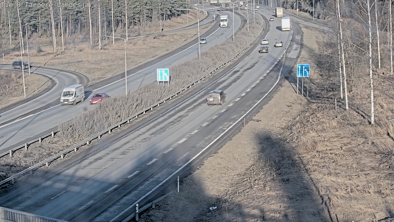 Weather Camera Image Road 9 Tampere, Lahdesjärvi, Tampere, Pirkanmaa